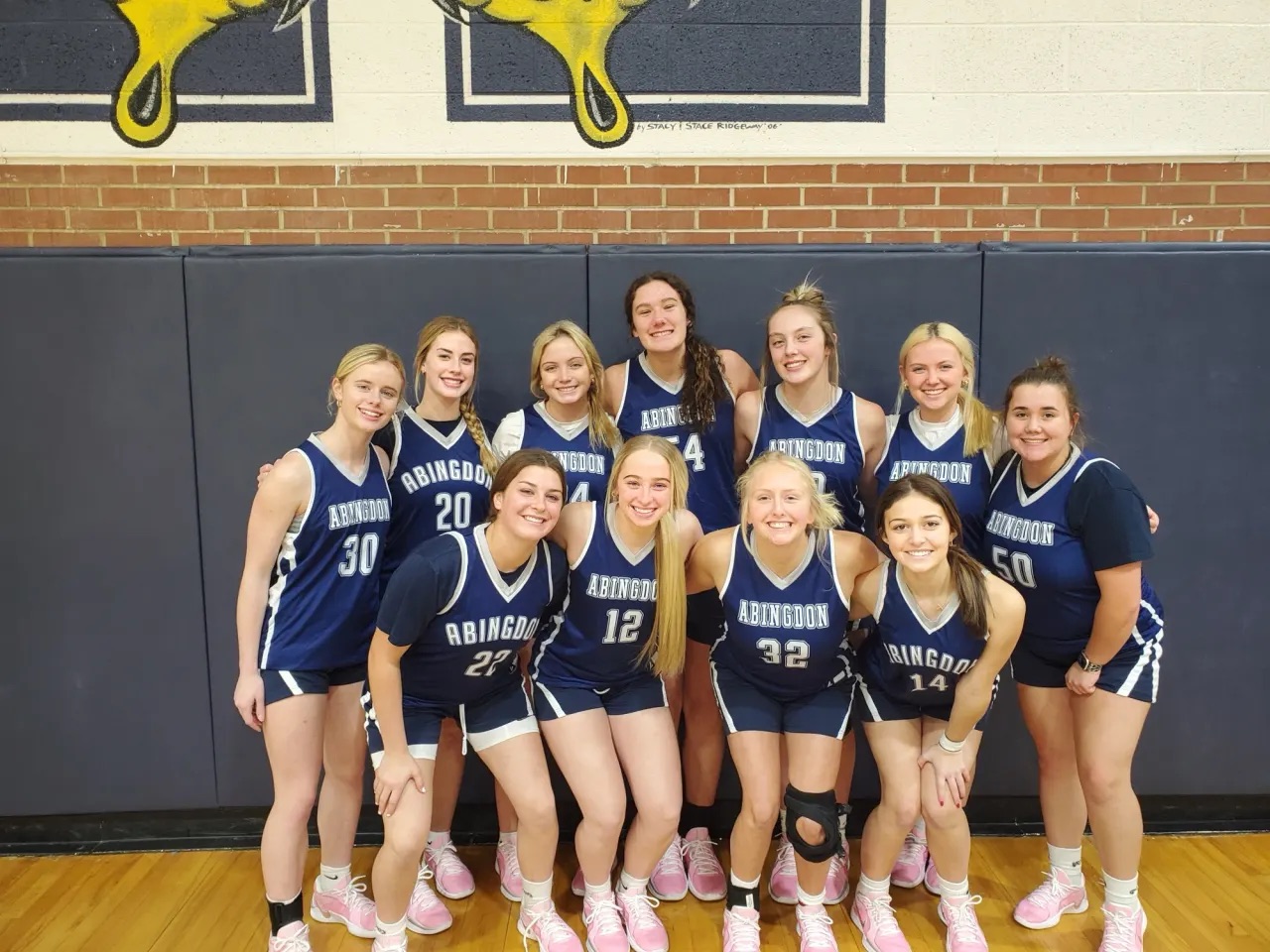 The 2024 Abingdon Lady Falcons team photo