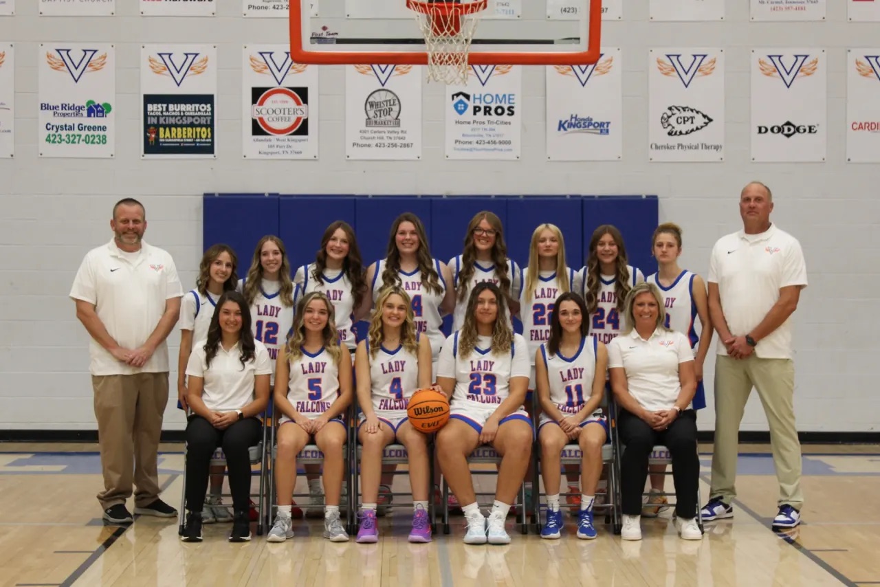 The 2024 Volunteer Lady Falcons team photo