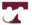 Tennessee High School Logo - A Captial "T" character in maroon with a white viking horn over the middle of the T. The horn has a dark tan swoop below the horn.