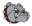 Bearden High School Logo - a profile of a grey bulldog with white teeth and black eyes. They have a maroon collar with white spikes.