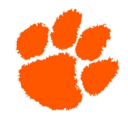 Honaker Tigers Logo - an orange tiger paw print with white outline