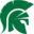 Webb School of Knoxville Logo - A profile image of a green spartan helmet and plumage.