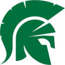 Webb School of Knoxville Logo - A profile image of a green spartan helmet and plumage.