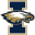 Independence Eagles - A white eagle with gold features and a dark blue outline over top a dark blue "I" with gold outline.