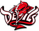 Central High School Logo - a red devil with "Devils" text and a red devil tail