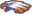 Columbia High School Eagles Logo. A bald eagle with orange beak and blue outline.